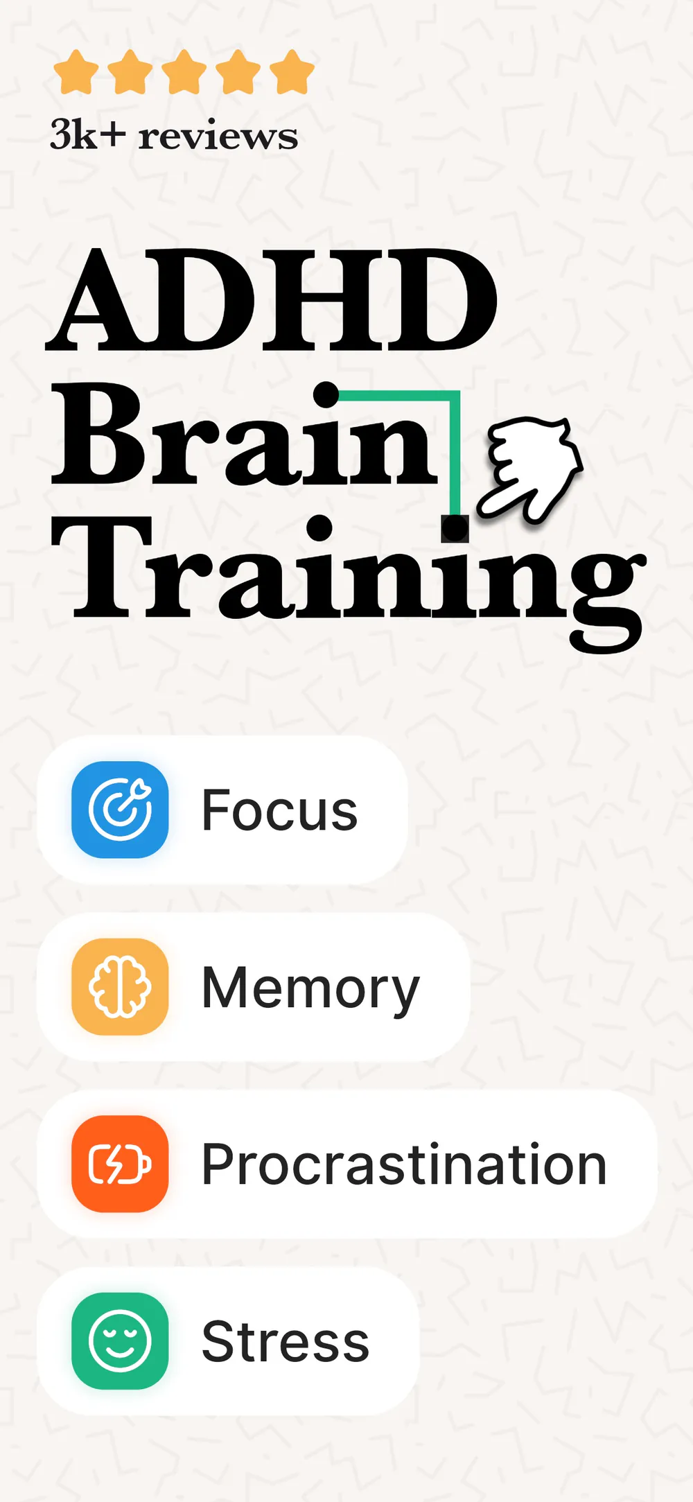 Propel overview presenting focus, memory, procrastination, and stress training areas